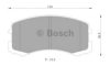 BOSCH 0 986 AB2 752 Brake Pad Set, disc brake